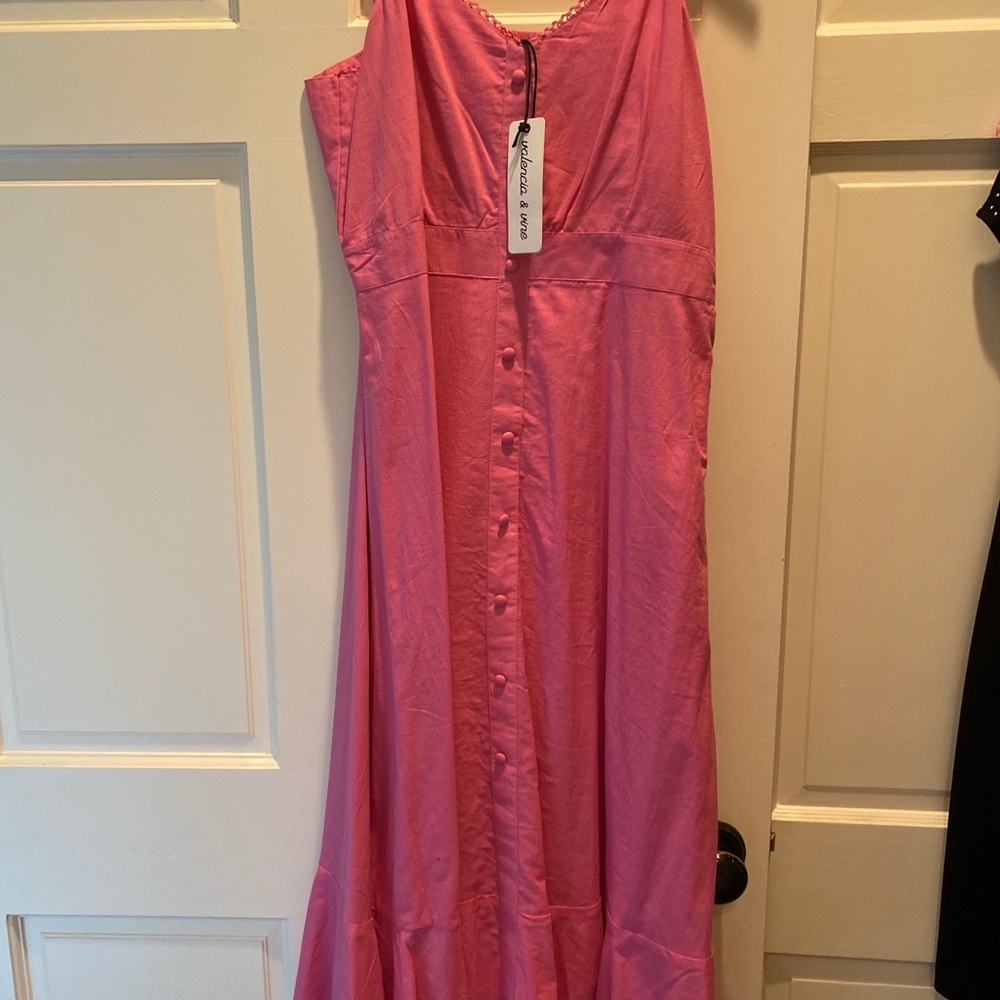 Pink summer dress